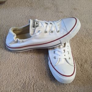 Slip-on white converse